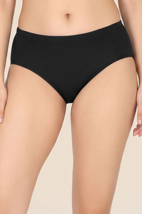 Zivame Full Coverage Medium Rise Hipster Panty (Pack of 3) - Anthracite — image 2